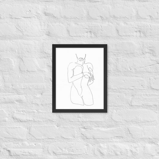 Minimalist Woman | Framed