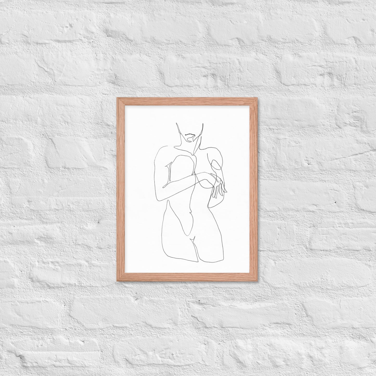 Minimalist Woman | Framed