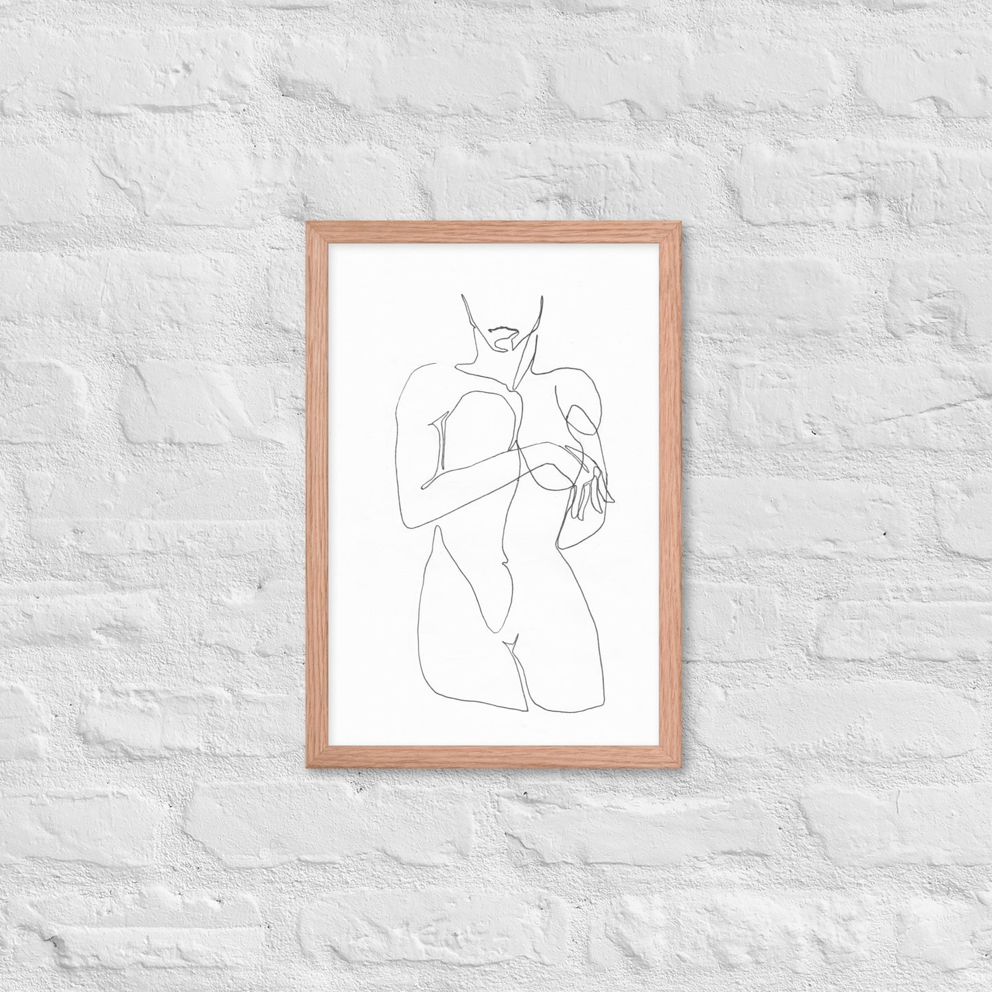 Minimalist Woman | Framed