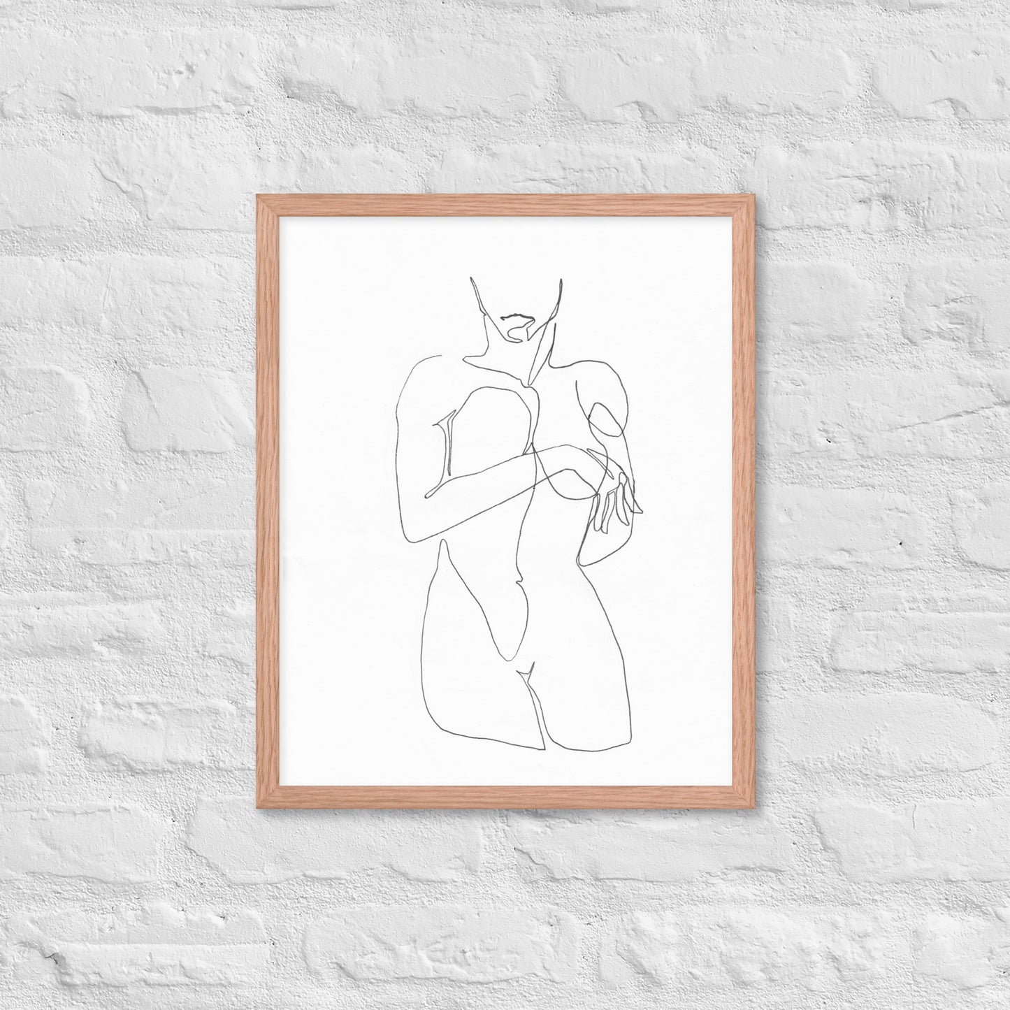 Minimalist Woman | Framed