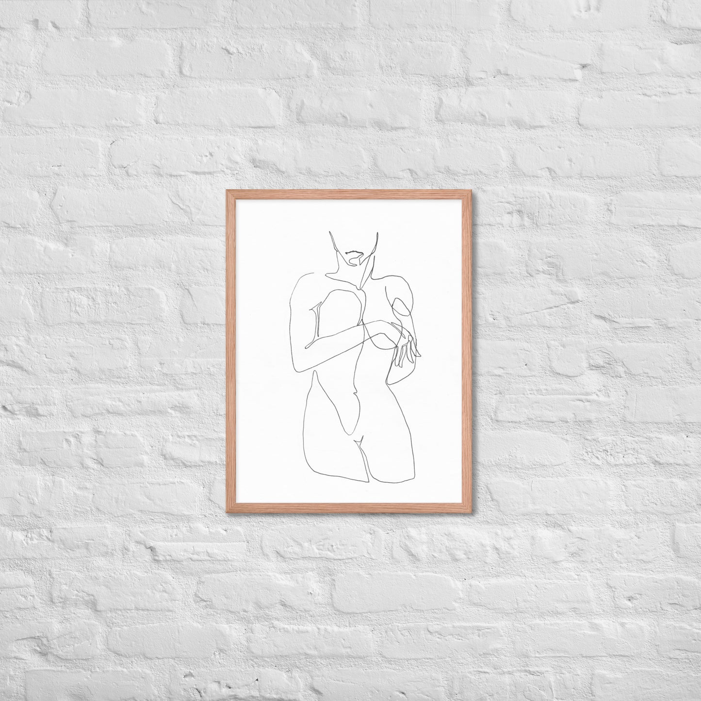 Minimalist Woman | Framed