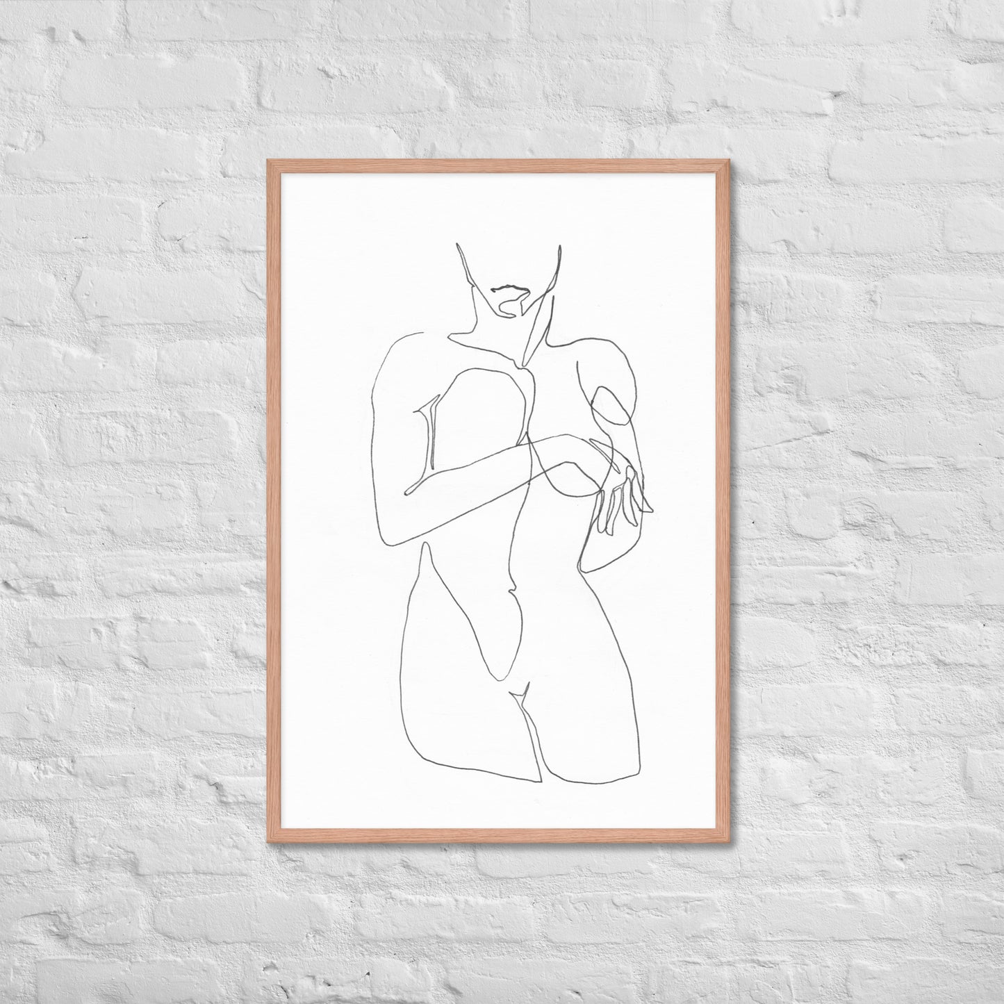 Minimalist Woman | Framed